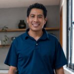 Professional electrical work being carried out in a London property